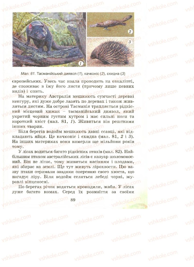 Страница 89 | Підручник Природознавство 4 клас Т.Г. Гільберг, Т.В. Сак 2015
