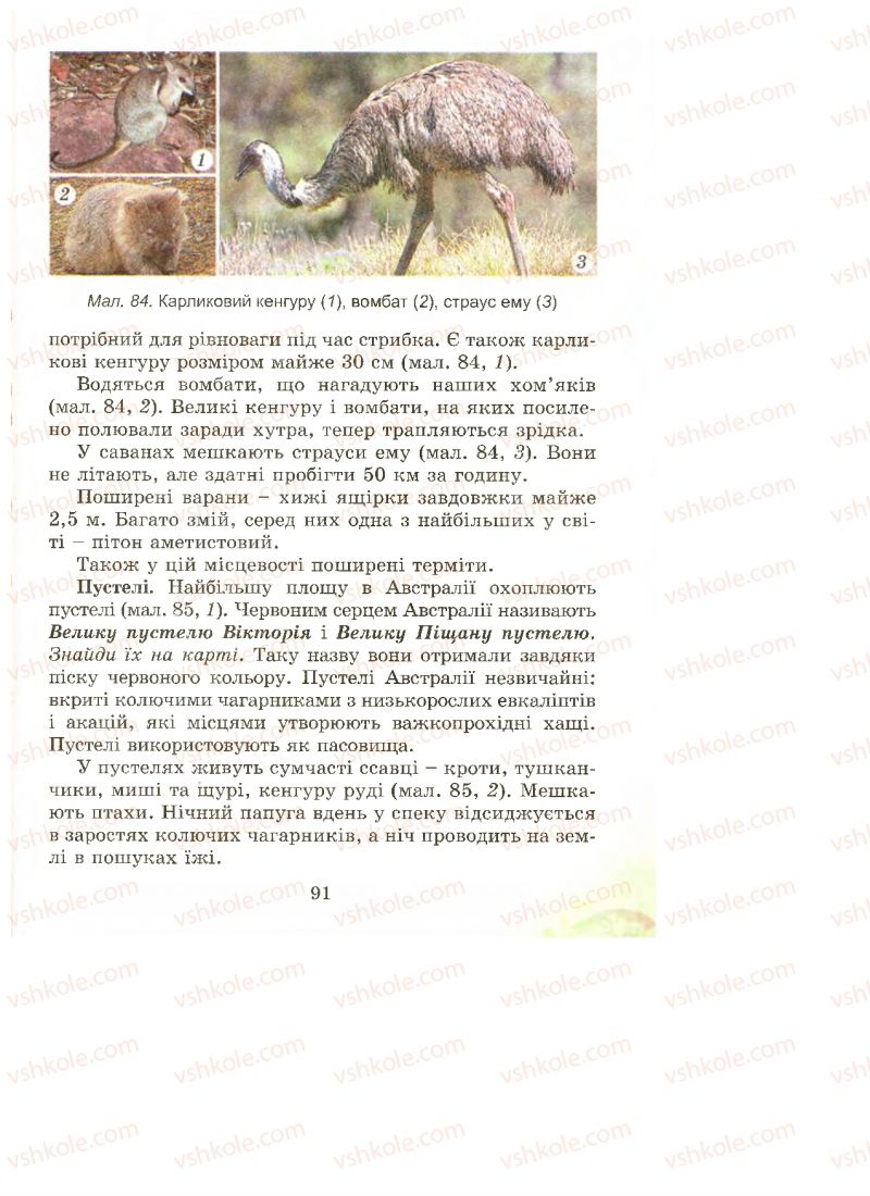 Страница 91 | Підручник Природознавство 4 клас Т.Г. Гільберг, Т.В. Сак 2015