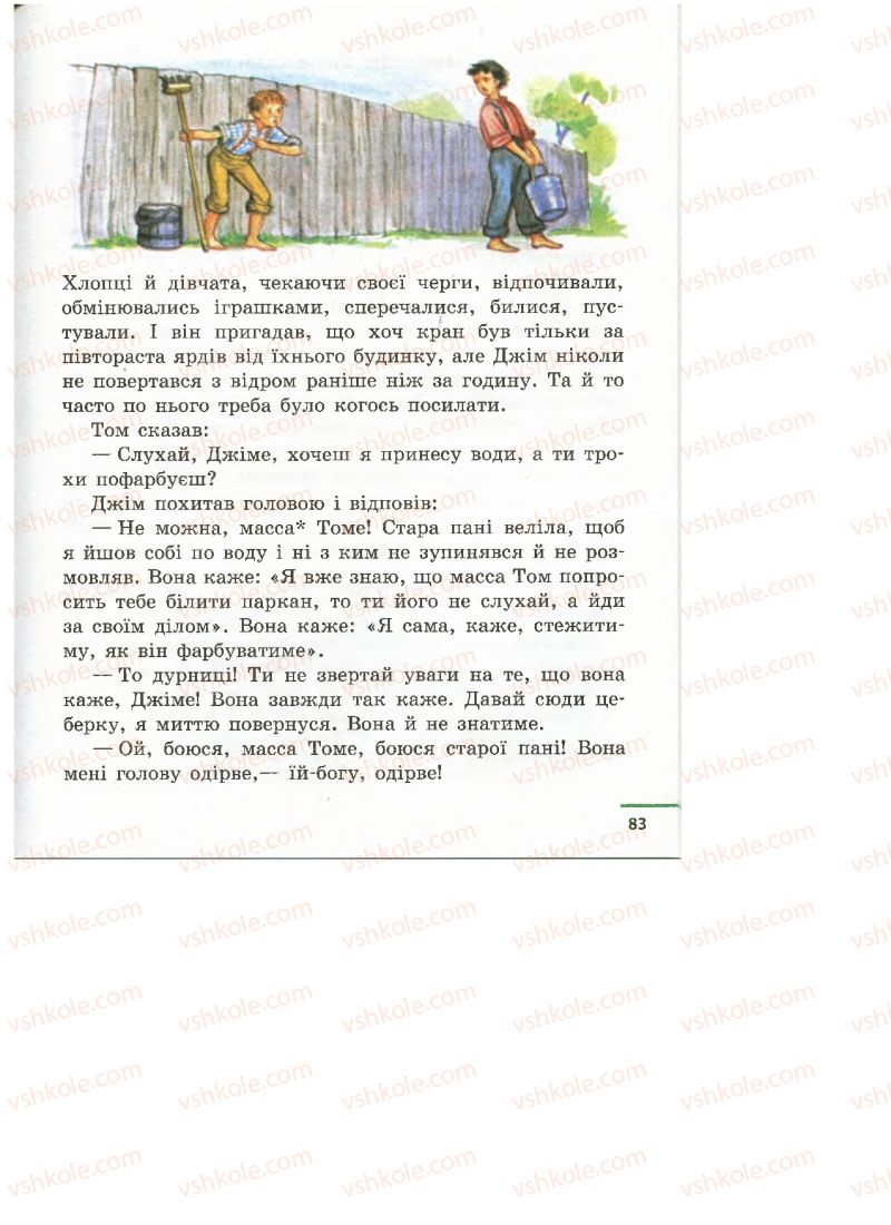 Страница 83 | Підручник Українська література 4 клас М.В. Коченгіна, О.А. Коваль 2015