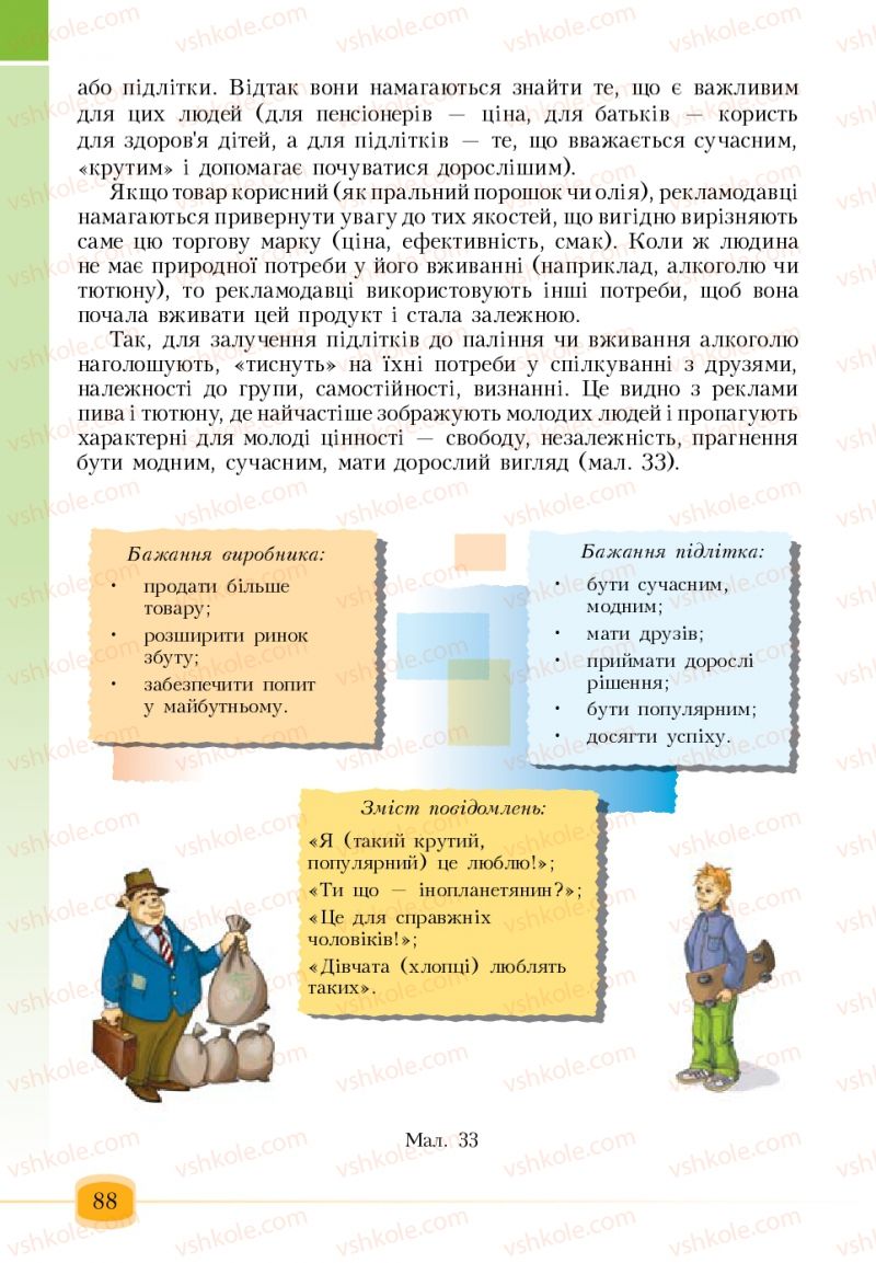 Страница 88 | Підручник Основи здоров'я 6 клас Т.В. Воронцова, В.С. Пономаренко 2006