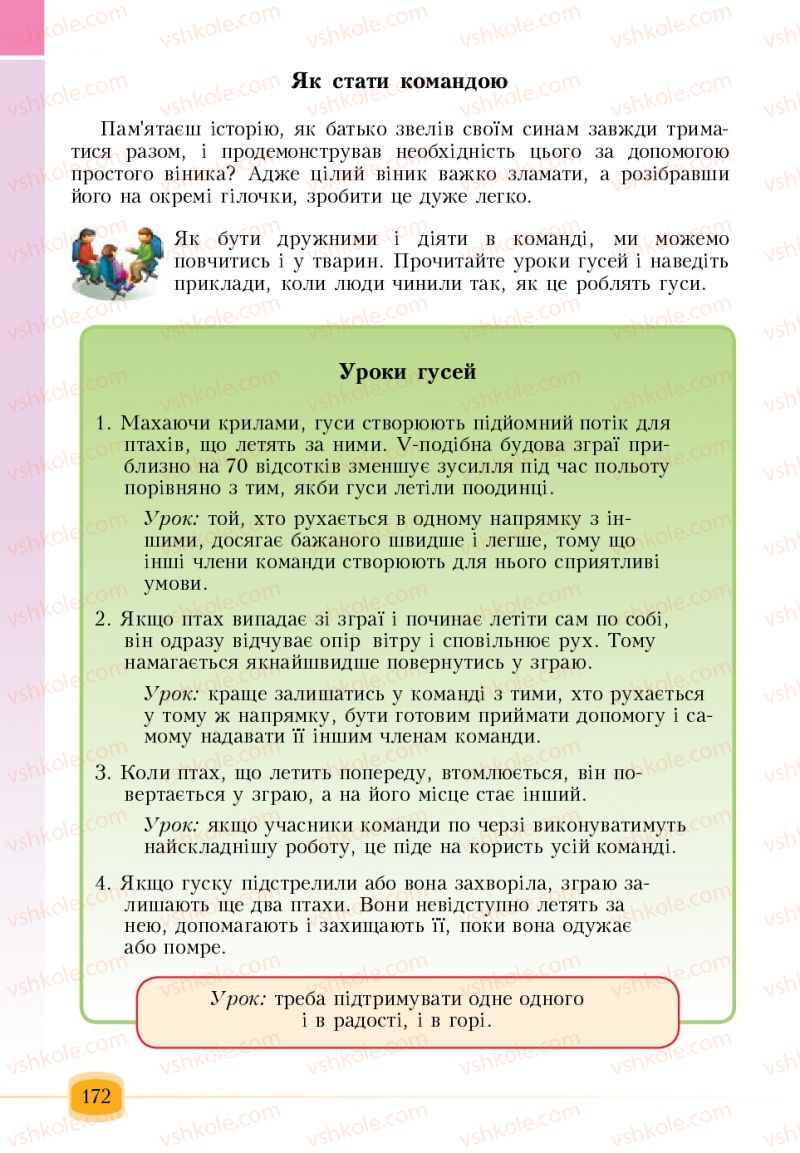 Страница 172 | Підручник Основи здоров'я 6 клас Т.В. Воронцова, В.С. Пономаренко 2006