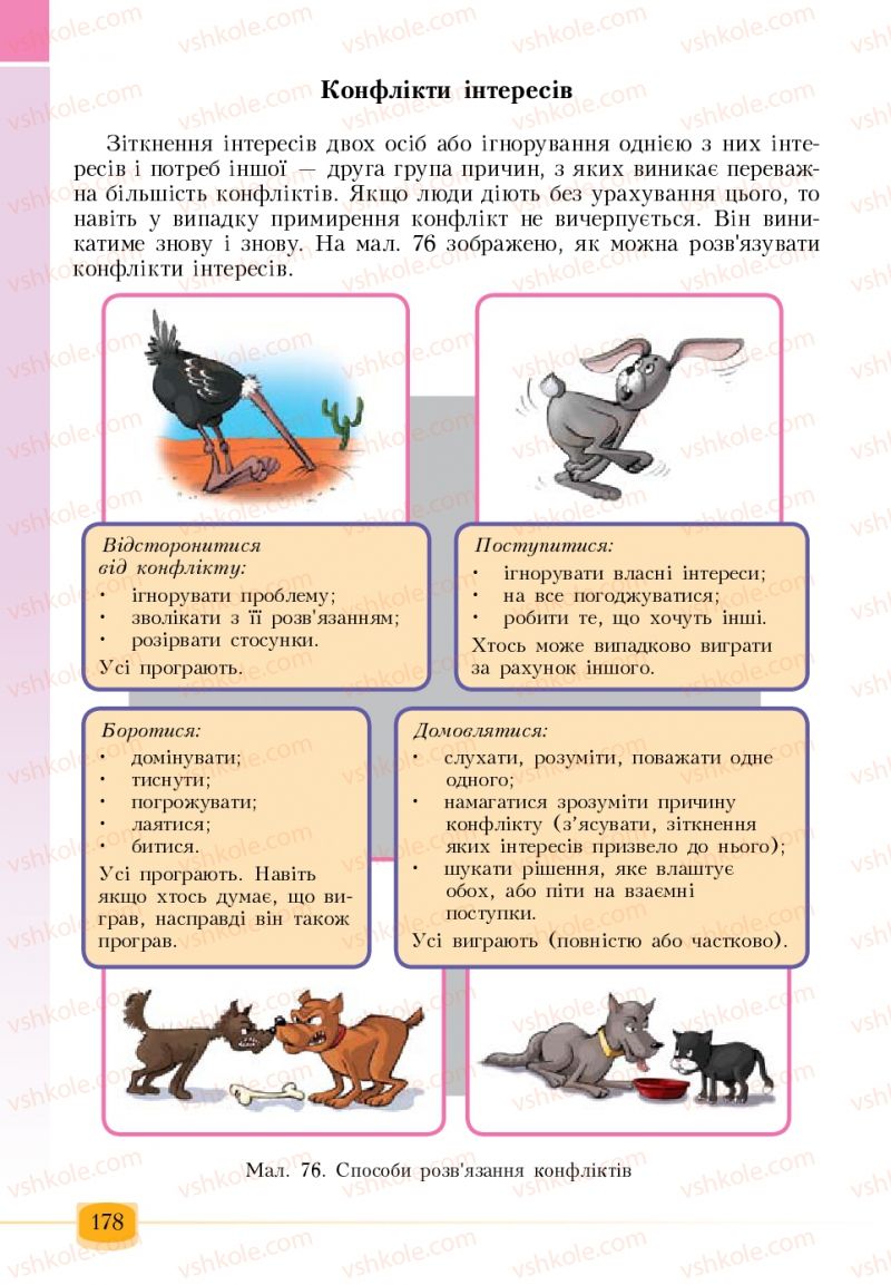 Страница 178 | Підручник Основи здоров'я 6 клас Т.В. Воронцова, В.С. Пономаренко 2006