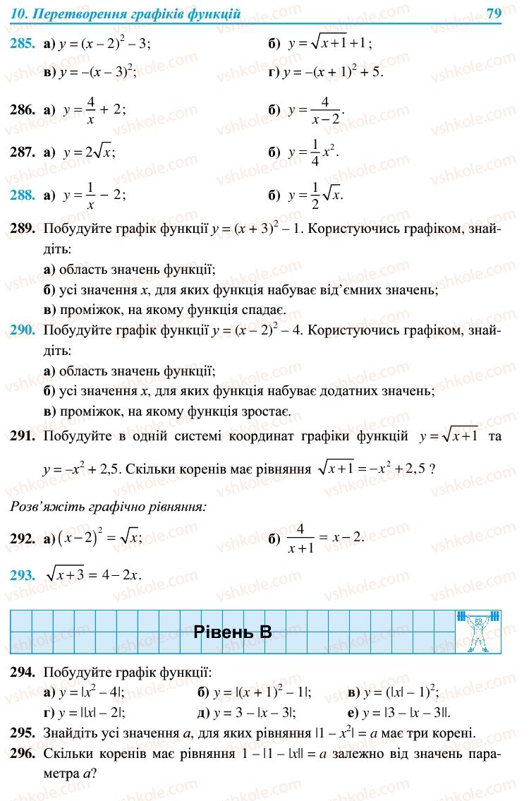 Страница 79 | Підручник Алгебра 9 клас В.Р. Кравчук, Г.М. Янченко, М.В. Підручна 2009