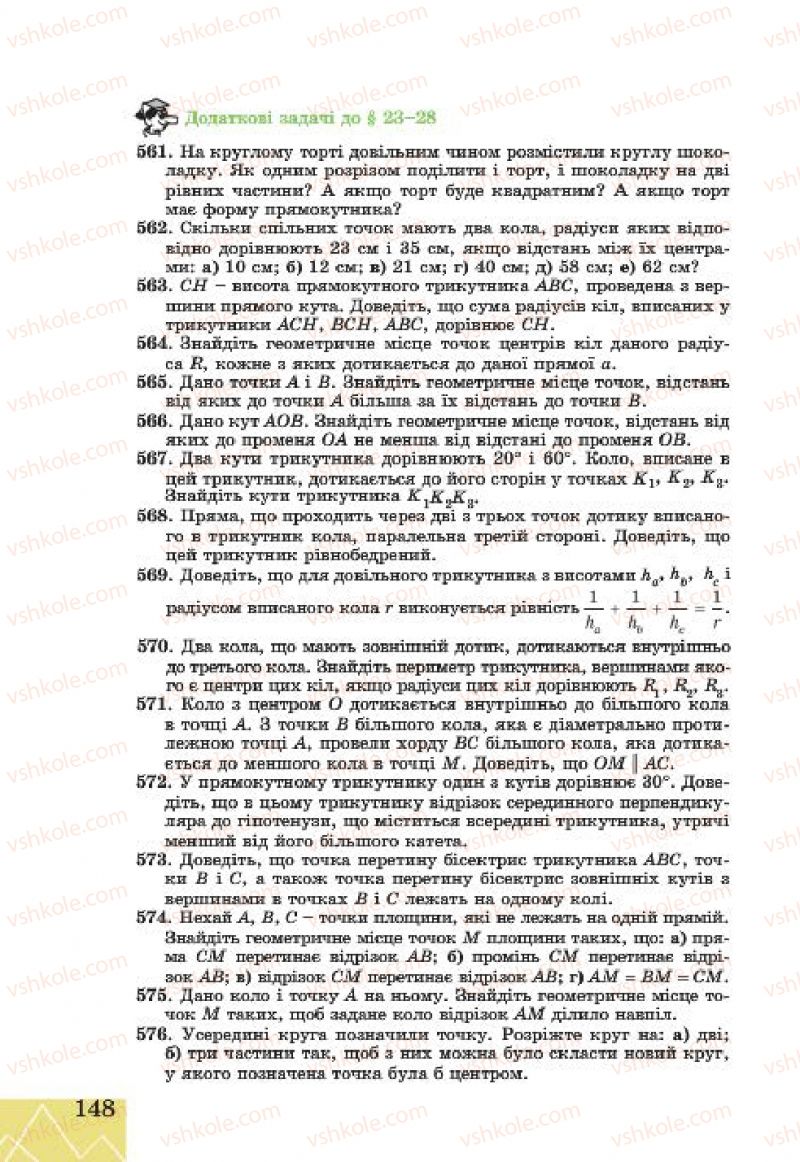 Страница 148 | Підручник Геометрія 7 клас Г.В. Апостолова 2015