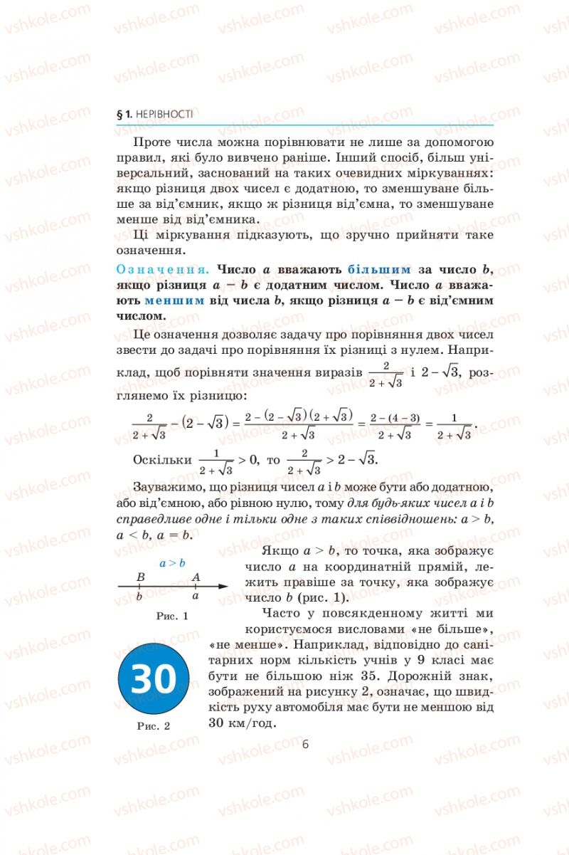 Страница 6 | Підручник Алгебра 9 клас А.Г. Мерзляк, В.Б. Полонський, М.С. Якір 2009