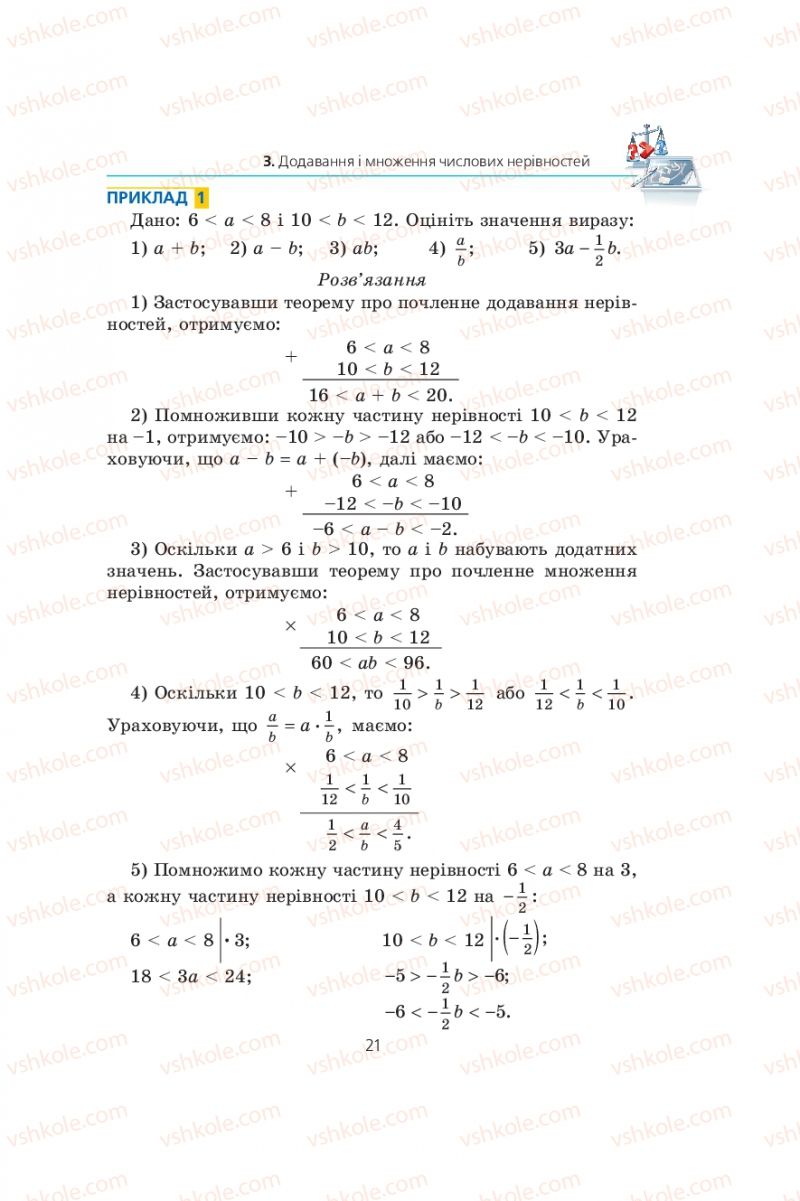 Страница 21 | Підручник Алгебра 9 клас А.Г. Мерзляк, В.Б. Полонський, М.С. Якір 2009