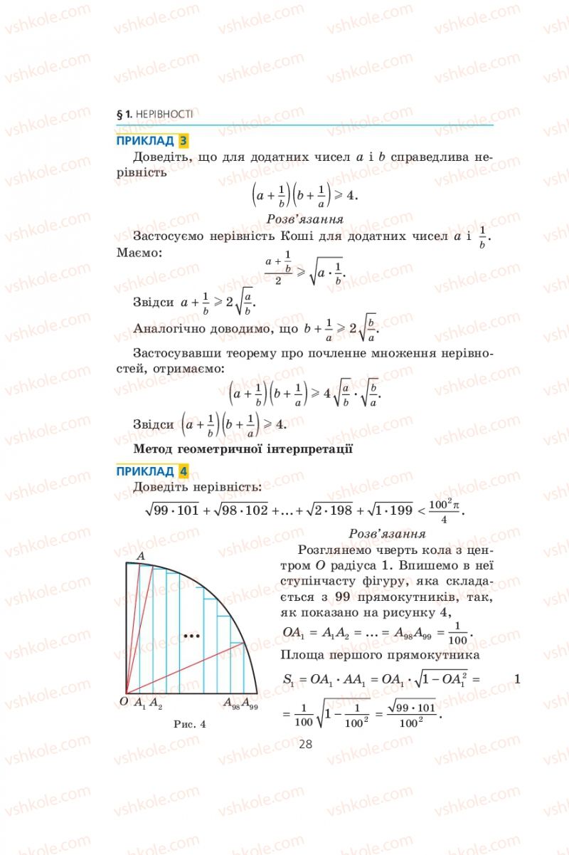 Страница 28 | Підручник Алгебра 9 клас А.Г. Мерзляк, В.Б. Полонський, М.С. Якір 2009