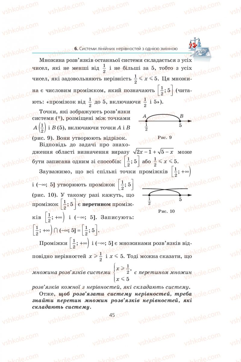 Страница 45 | Підручник Алгебра 9 клас А.Г. Мерзляк, В.Б. Полонський, М.С. Якір 2009