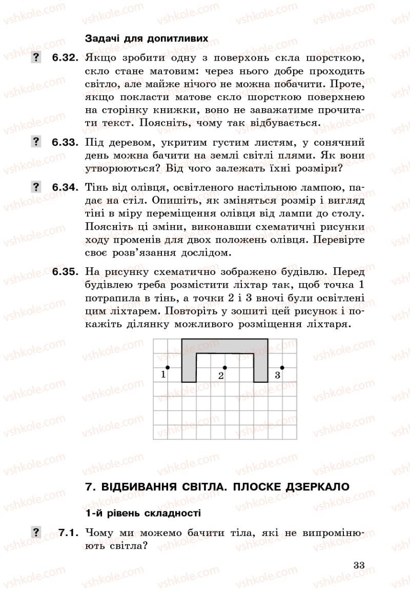 Страница 33 | Підручник Фізика 7 клас І.М. Гельфгат 2009 Збірник задач