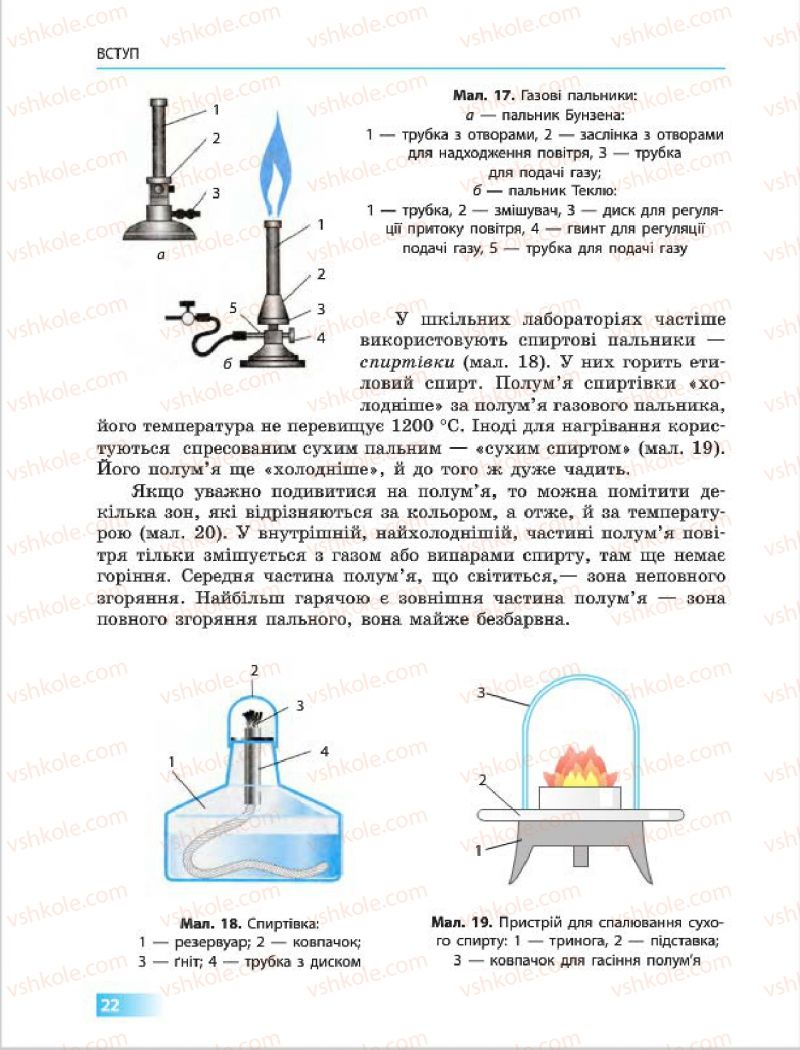Страница 22 | Підручник Хімія 7 клас О.В. Григорович 2015