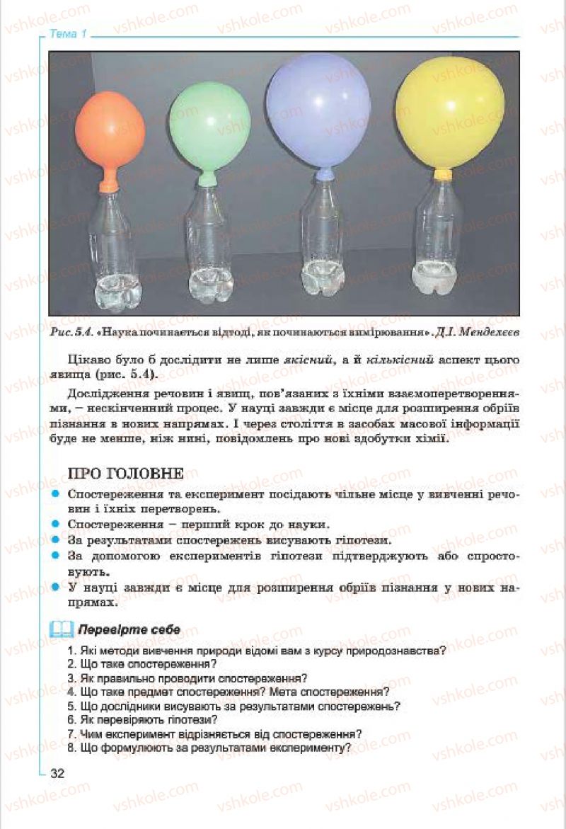 Страница 32 | Підручник Хімія 7 клас Г.А. Лашевська, А.А. Лашевська 2015