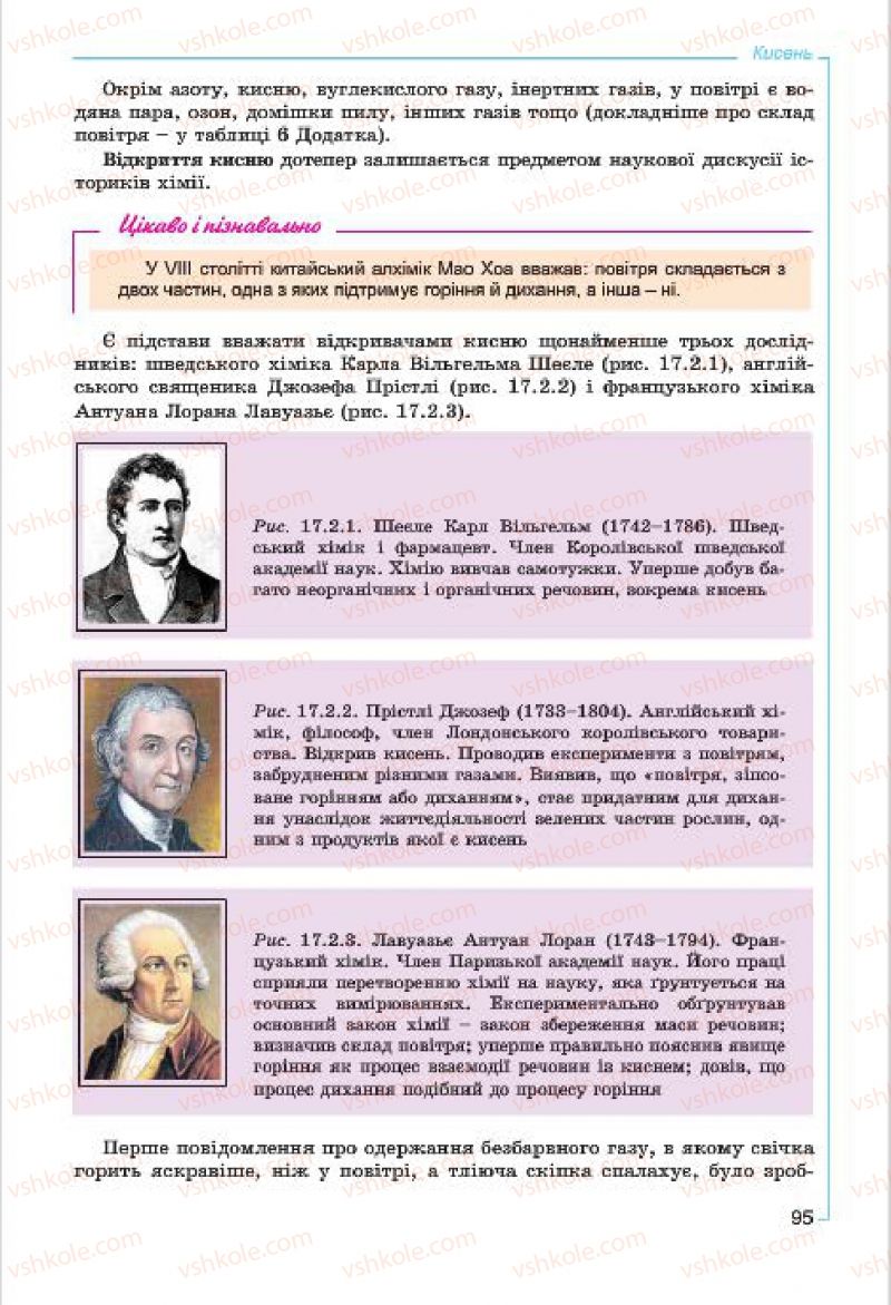 Страница 95 | Підручник Хімія 7 клас Г.А. Лашевська, А.А. Лашевська 2015