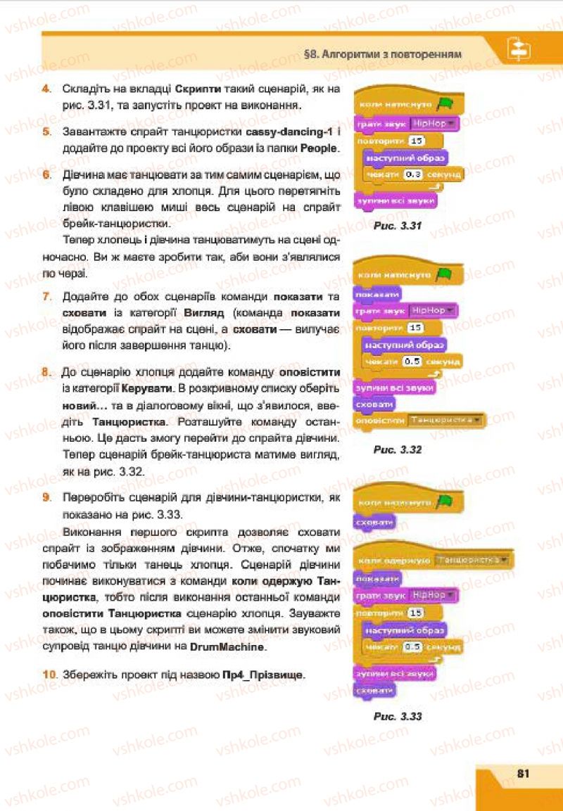 Страница 81 | Підручник Інформатика 7 клас О.П. Казанцева, І.В. Стеценко, Л.В. Фурик 2015