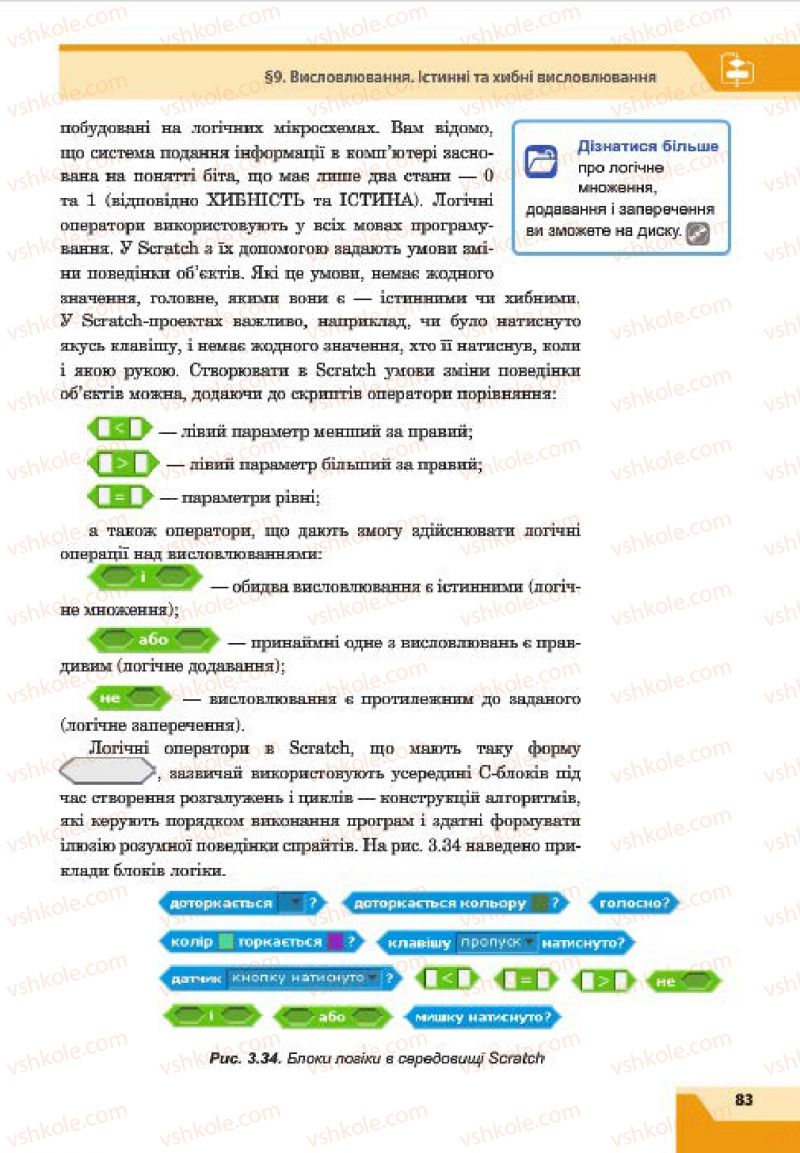 Страница 83 | Підручник Інформатика 7 клас О.П. Казанцева, І.В. Стеценко, Л.В. Фурик 2015