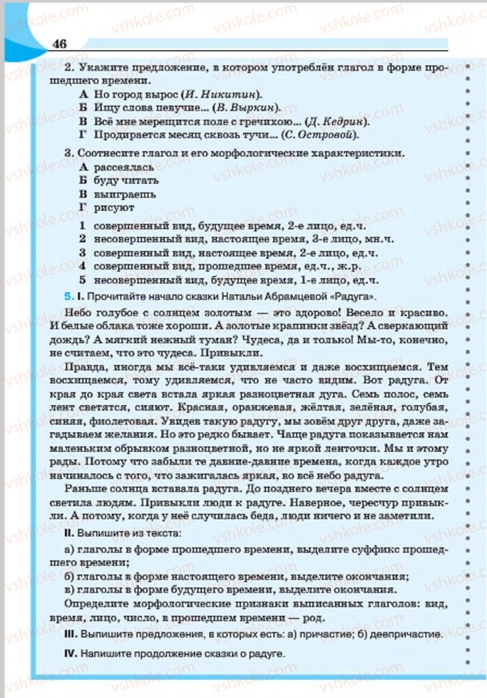 Страница 46 | Підручник Русский язык 7 клас Е.И. Быкова, Л.В. Давидюк, Е.Ф. Рачко 2015
