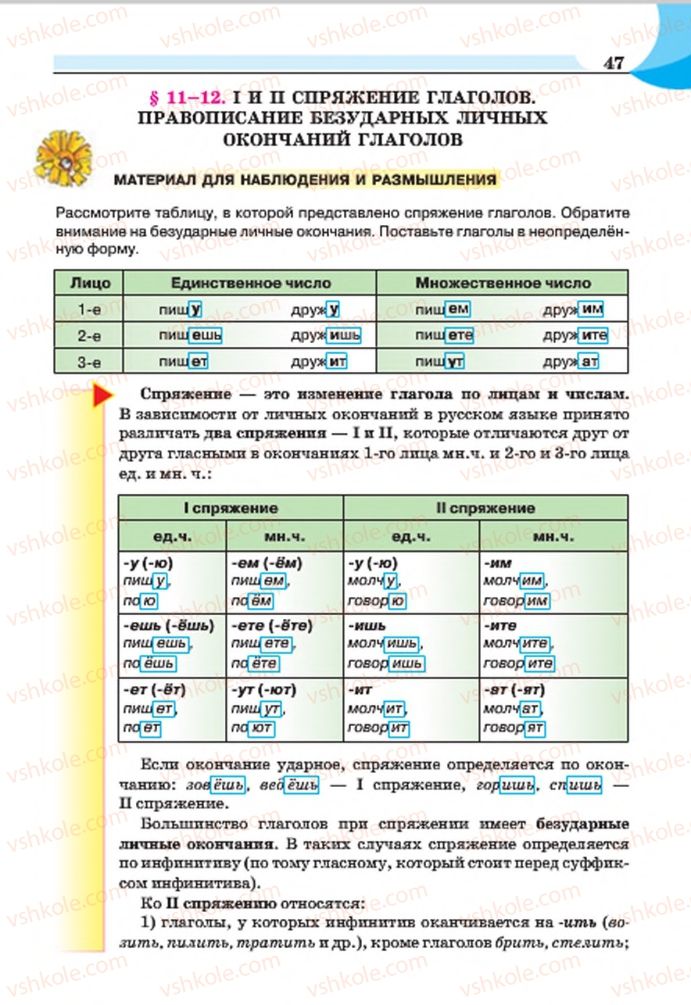 Страница 47 | Підручник Русский язык 7 клас Е.И. Быкова, Л.В. Давидюк, Е.Ф. Рачко 2015
