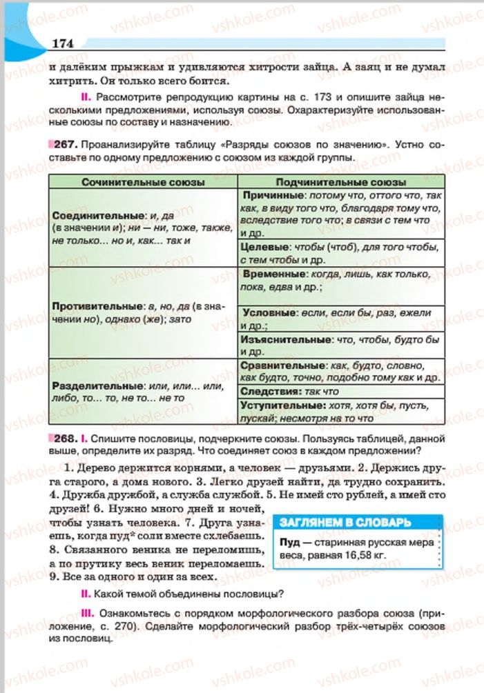 Страница 174 | Підручник Русский язык 7 клас Е.И. Быкова, Л.В. Давидюк, Е.Ф. Рачко 2015