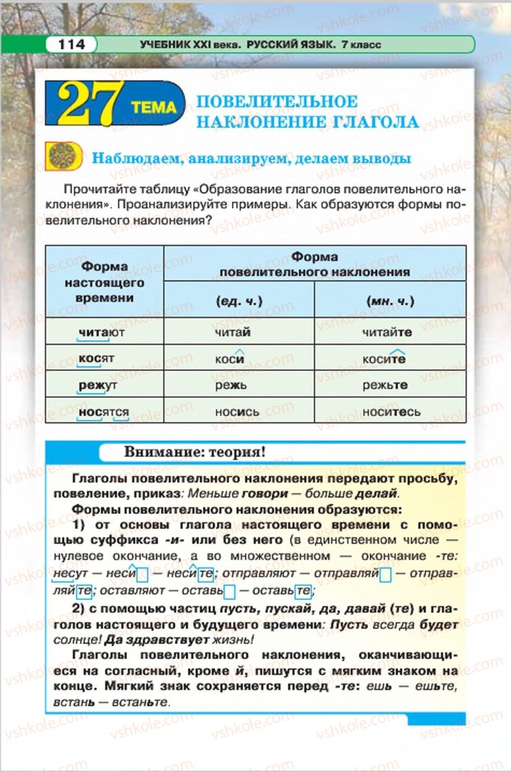 Страница 114 | Підручник Русский язык 7 клас Л.В. Давидюк, В.И. Стативка 2015 7 год обучения