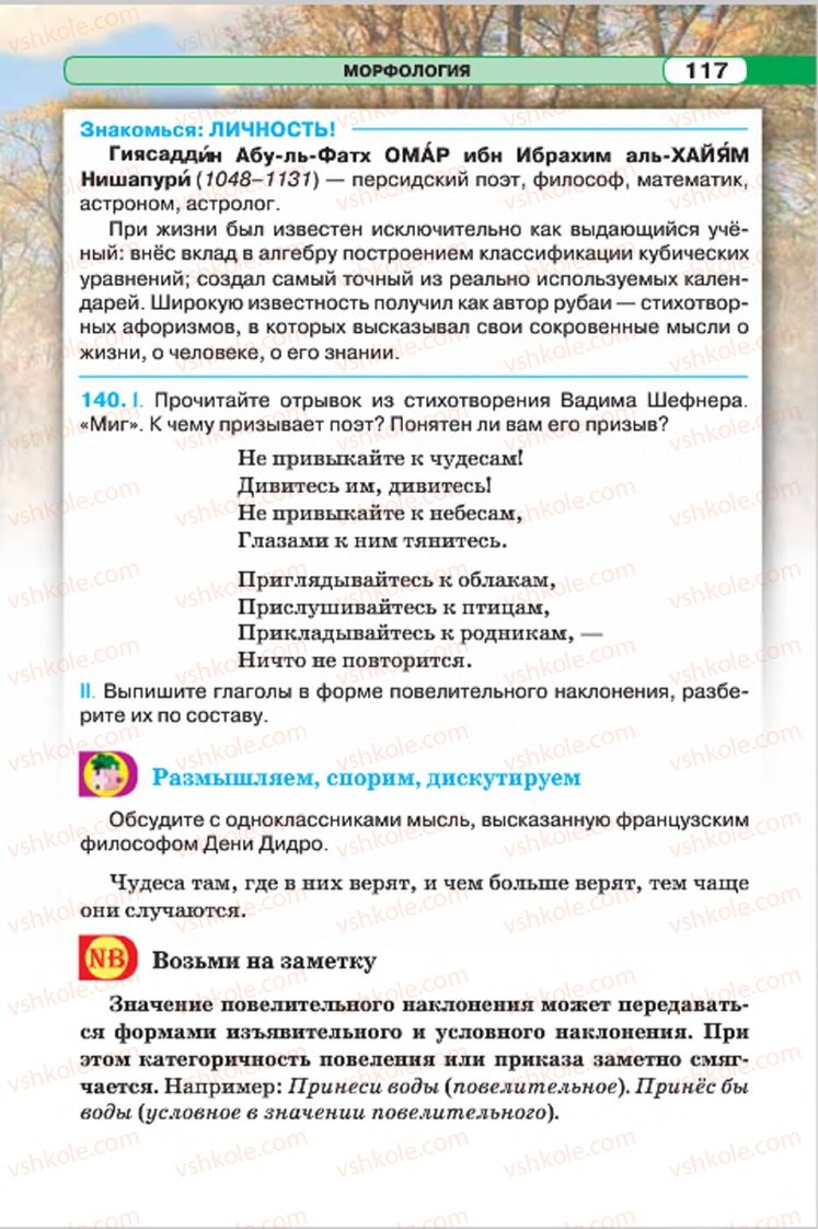 Страница 117 | Підручник Русский язык 7 клас Л.В. Давидюк, В.И. Стативка 2015 7 год обучения
