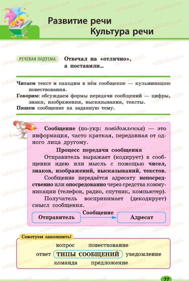 Страница 77 | Підручник Русский язык 7 клас Н.Ф. Баландина, К.В. Дегтярёва, С.А. Лебеденко 2015 7 год обучения