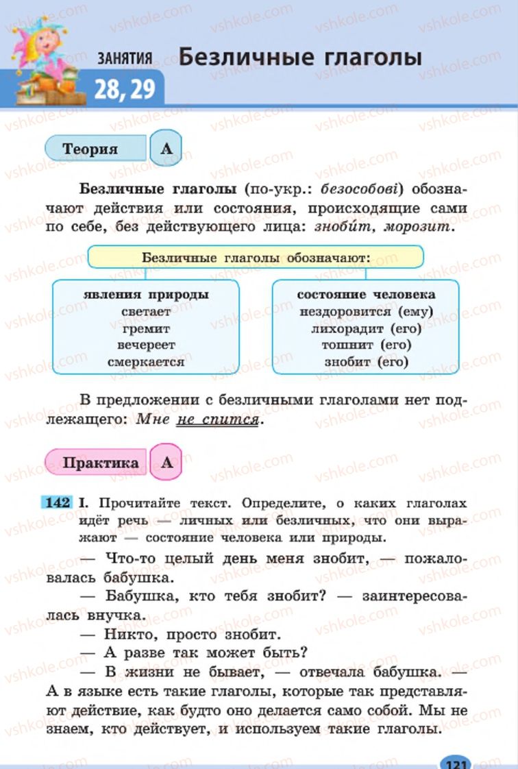 Страница 121 | Підручник Русский язык 7 клас Н.Ф. Баландина, К.В. Дегтярёва, С.А. Лебеденко 2015 7 год обучения