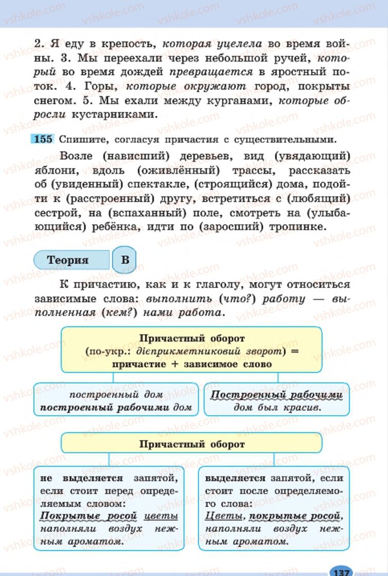 Страница 137 | Підручник Русский язык 7 клас Н.Ф. Баландина, К.В. Дегтярёва, С.А. Лебеденко 2015 7 год обучения