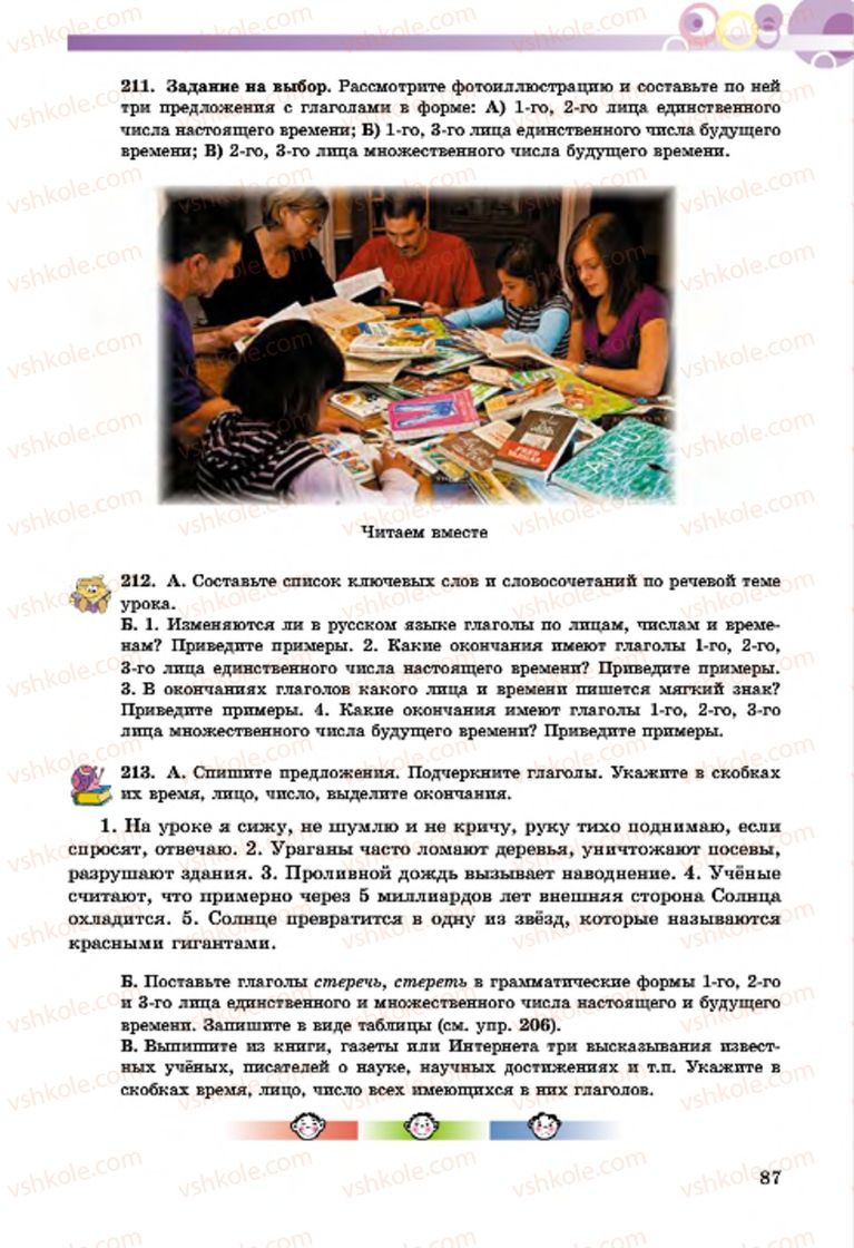 Страница 87 | Підручник Русский язык 7 клас Т.М. Полякова, Е.И. Самонова, А.М. Приймак 2015 3 год обучения