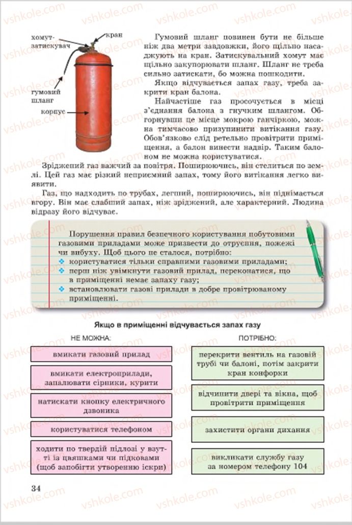 Страница 34 | Підручник Основи здоров'я 7 клас Т.Є. Бойченко, І.П. Василашко, О.К. Гурська, Н.С. Коваль 2015