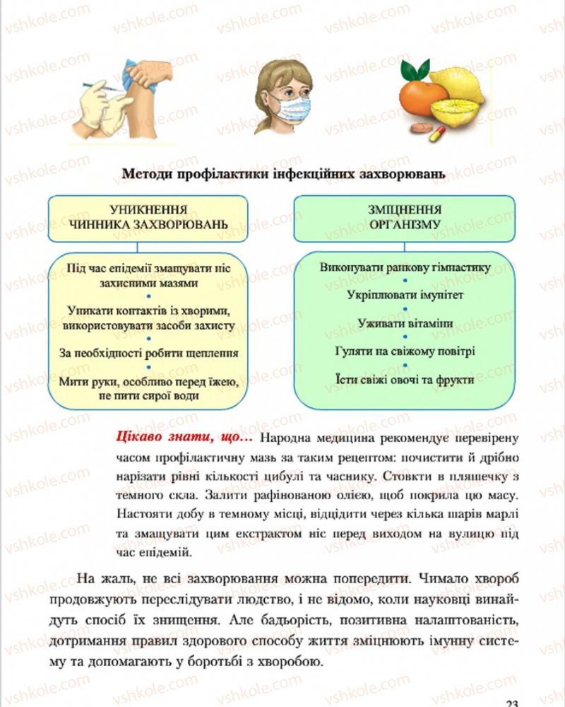 Страница 23 | Підручник Основи здоров'я 7 клас С.В. Василенко, Н.І. Гущина, Г.А. Коломоєць 2015