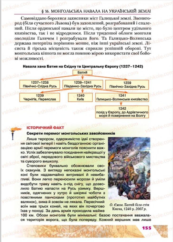 Страница 155 | Підручник Історія України 7 клас Ю.Ю. Свідерський, Т.В. Ладиченко, Н.Ю. Романишин 2015