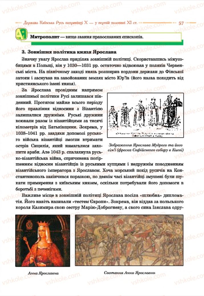 Страница 57 | Підручник Історія України 7 клас С.В. Гісем  2015