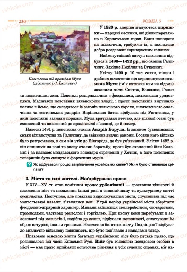 Страница 230 | Підручник Історія України 7 клас С.В. Гісем  2015