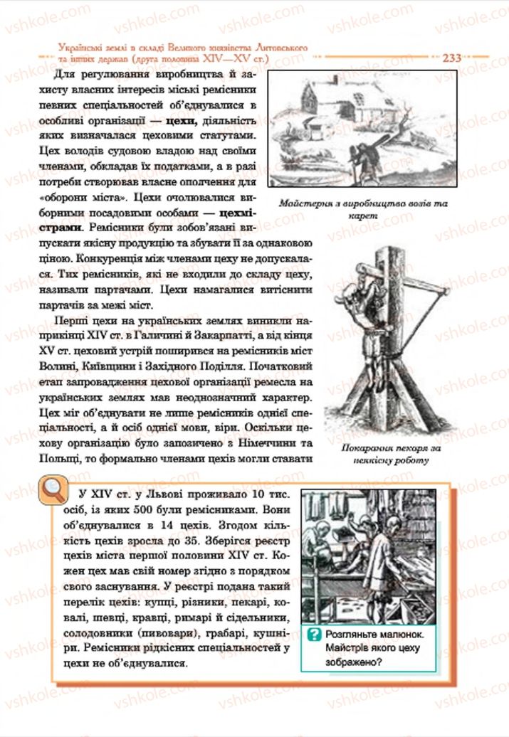 Страница 233 | Підручник Історія України 7 клас С.В. Гісем  2015