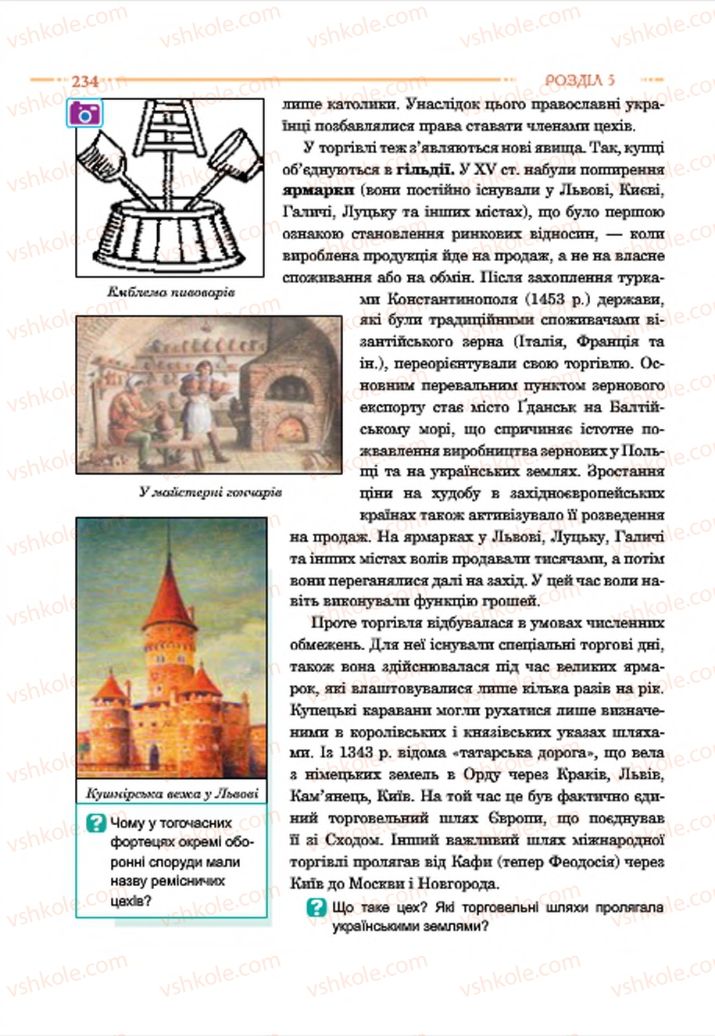 Страница 234 | Підручник Історія України 7 клас С.В. Гісем  2015