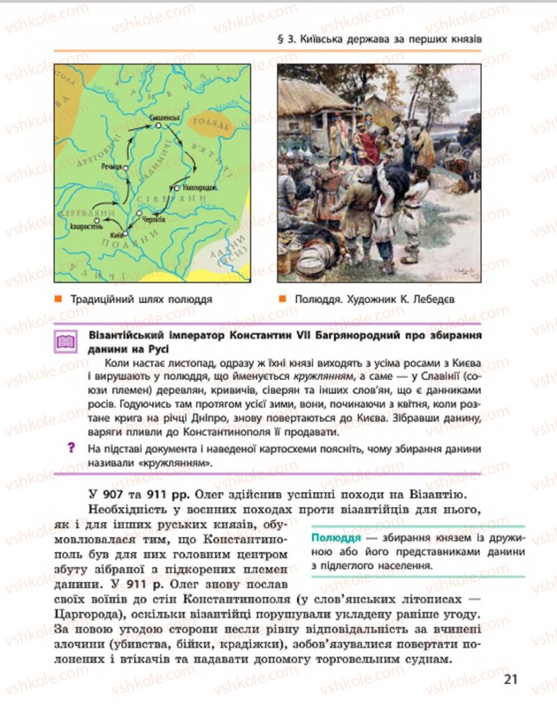 Страница 21 | Підручник Історія України 7 клас С.В. Гісем, О.О. Мартинюк 2015