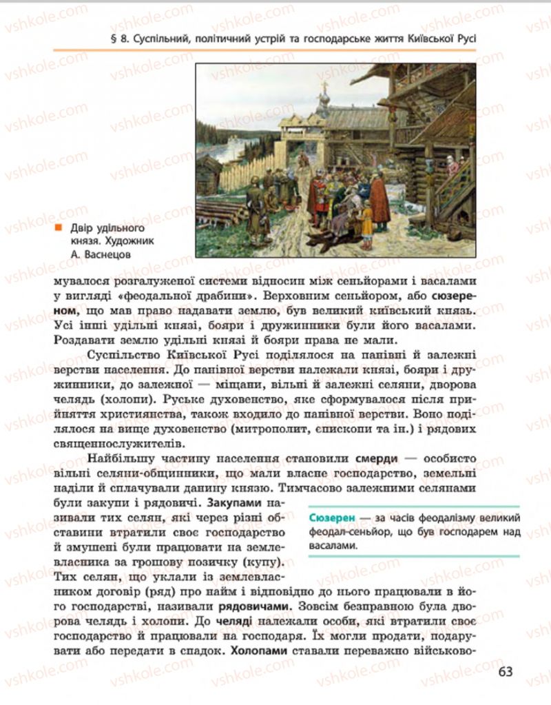 Страница 63 | Підручник Історія України 7 клас С.В. Гісем, О.О. Мартинюк 2015