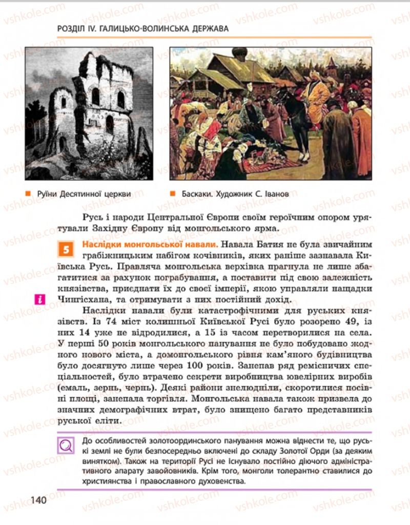 Страница 140 | Підручник Історія України 7 клас С.В. Гісем, О.О. Мартинюк 2015