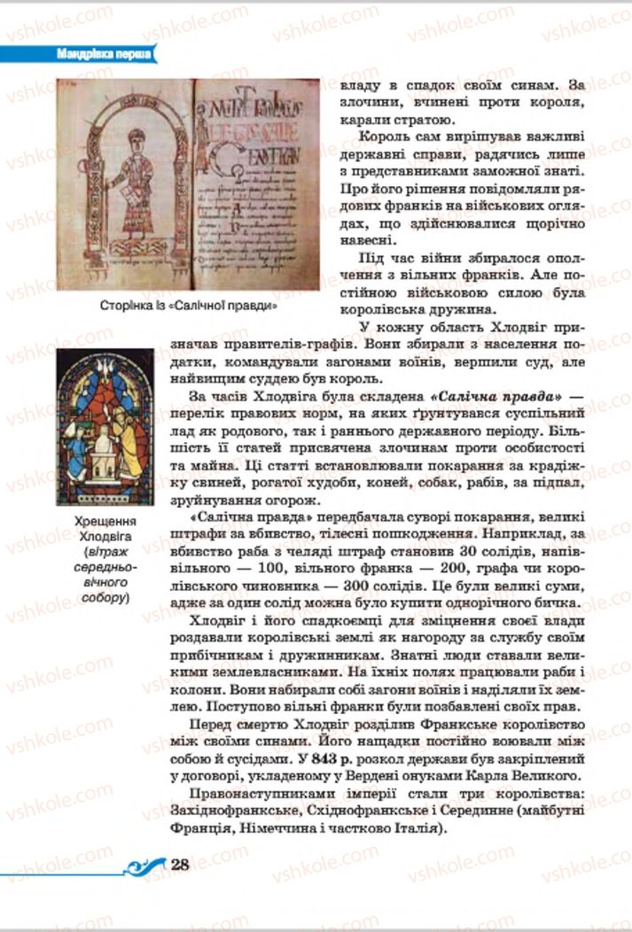 Страница 28 | Підручник Всесвітня історія 7 клас І.Я. Щупак 2015