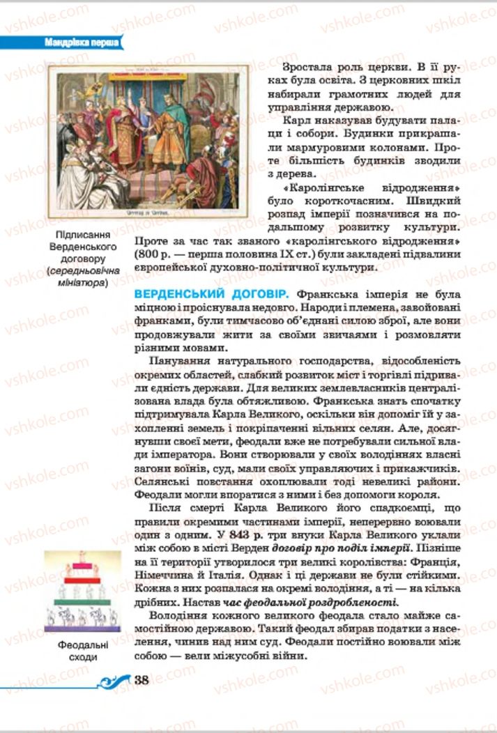 Страница 38 | Підручник Всесвітня історія 7 клас І.Я. Щупак 2015