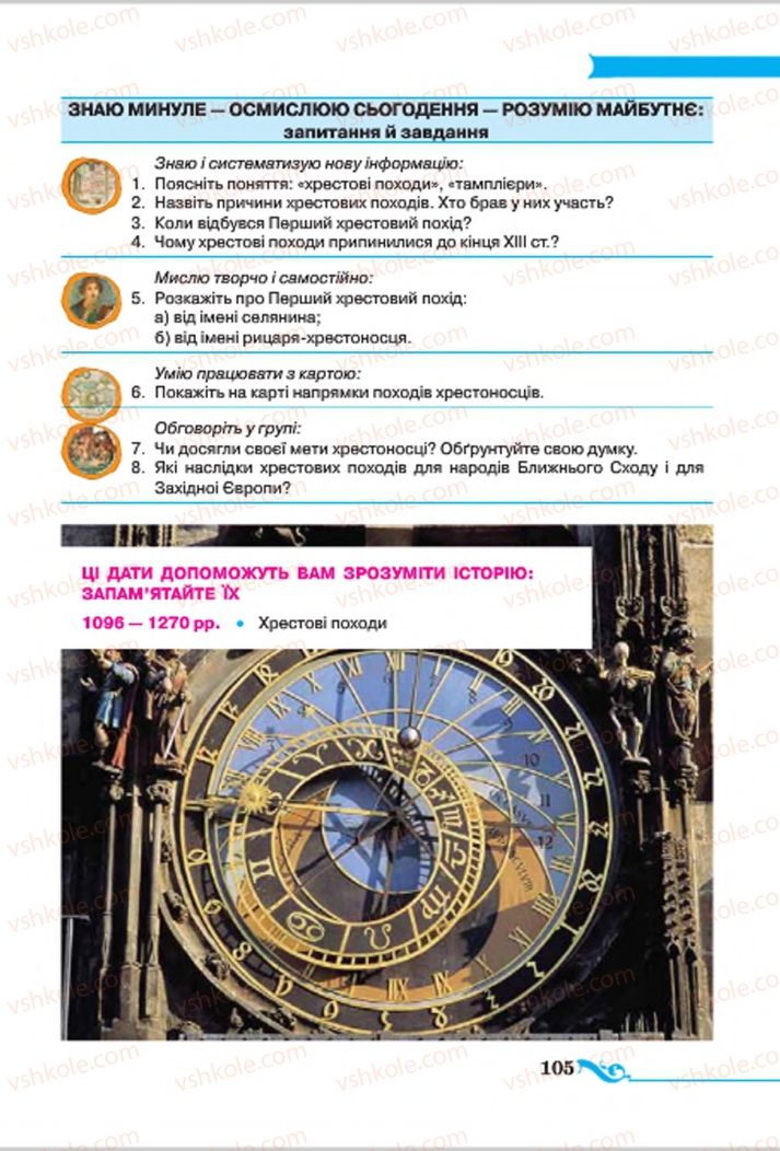Страница 105 | Підручник Всесвітня історія 7 клас І.Я. Щупак 2015