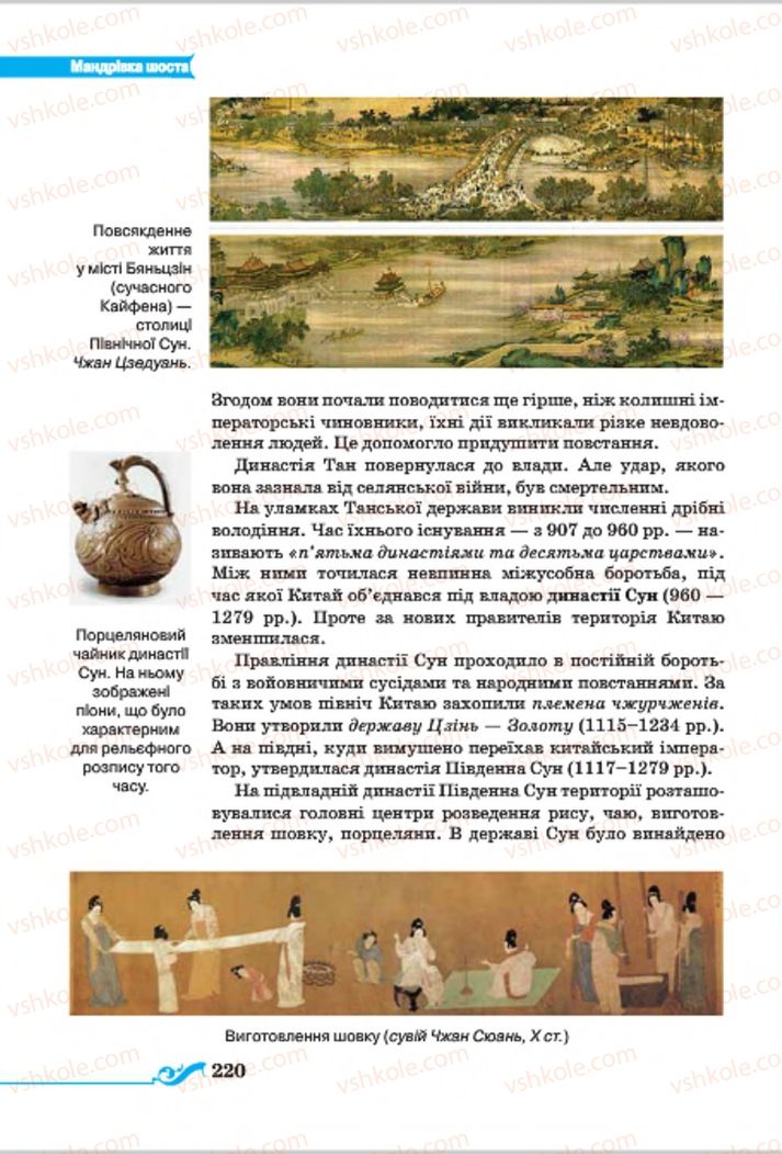 Страница 220 | Підручник Всесвітня історія 7 клас І.Я. Щупак 2015