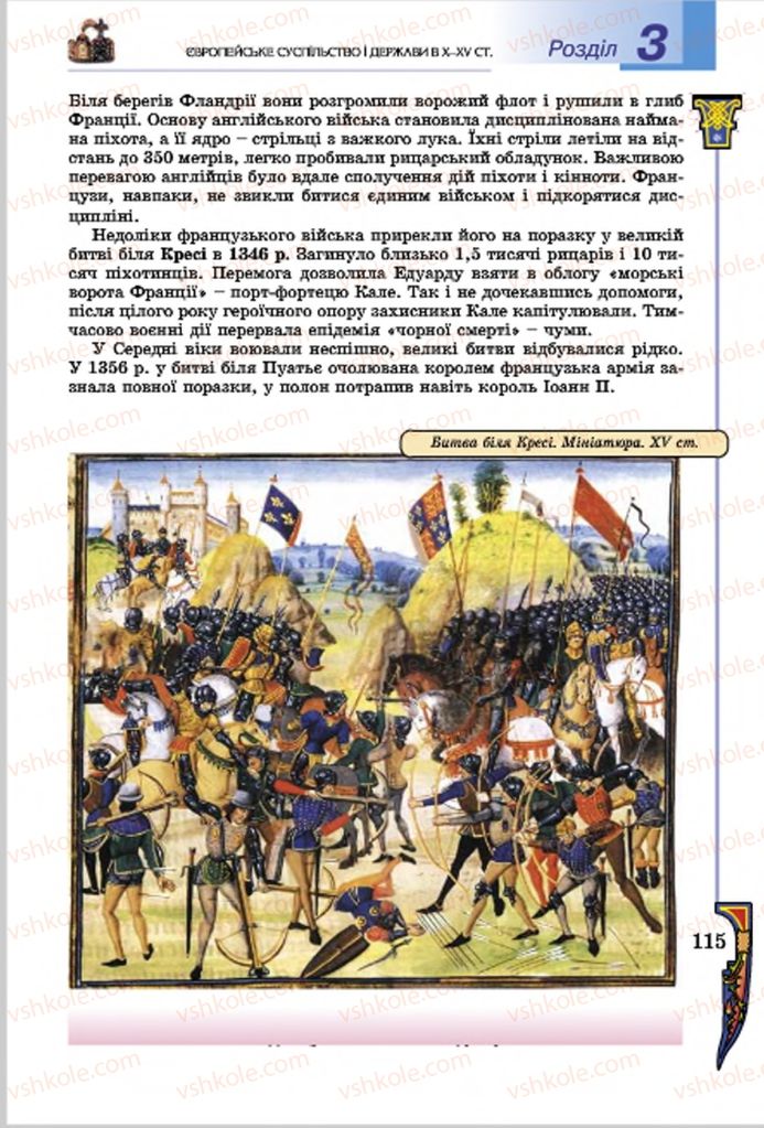 Страница 115 | Підручник Всесвітня історія 7 клас Н.Г. Подаляк, І.Б. Лукач, Т.В. Ладиченко 2015