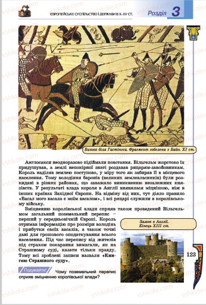 Страница 123 | Підручник Всесвітня історія 7 клас Н.Г. Подаляк, І.Б. Лукач, Т.В. Ладиченко 2015