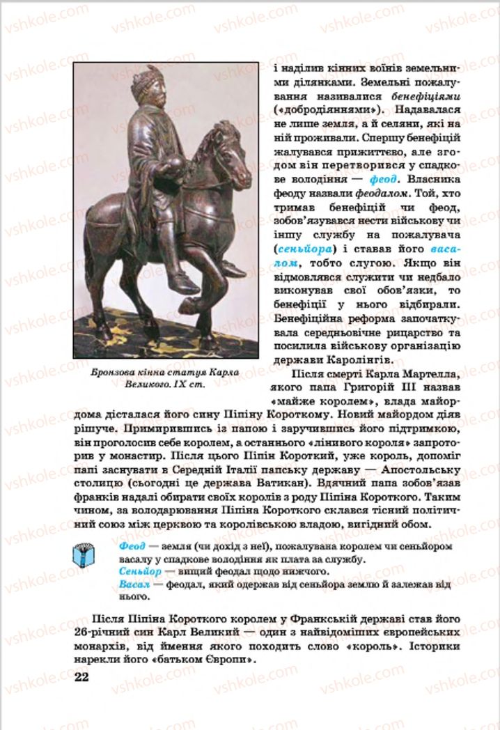 Страница 22 | Підручник Всесвітня історія 7 клас О.П. Крижановський, О.О. Хірна, О.О. Крижановська 2015