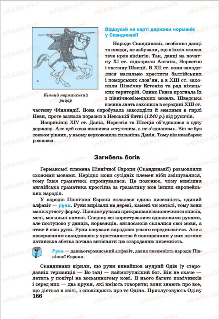 Страница 166 | Підручник Всесвітня історія 7 клас О.П. Крижановський, О.О. Хірна, О.О. Крижановська 2015
