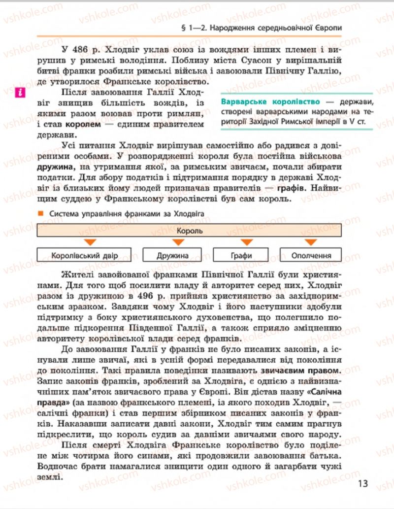 Страница 13 | Підручник Всесвітня історія 7 клас О.В. Гісем, О.О. Мартинюк 2015