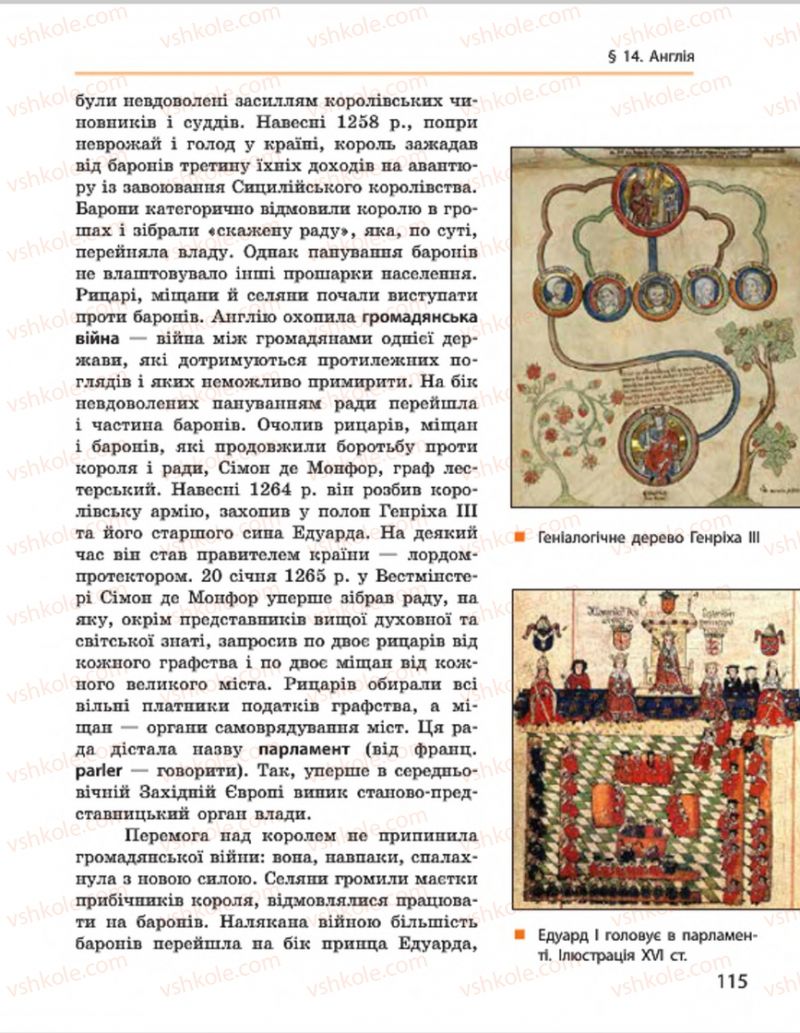 Страница 115 | Підручник Всесвітня історія 7 клас О.В. Гісем, О.О. Мартинюк 2015