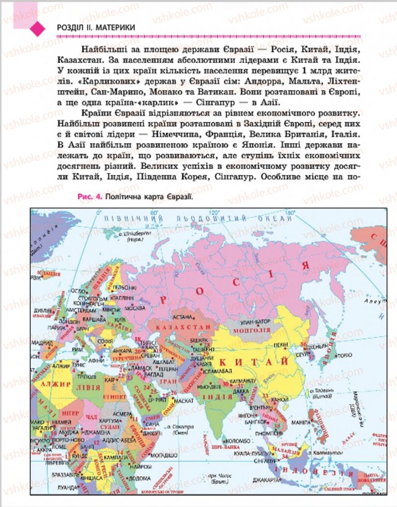 Страница 226 | Підручник Географія 7 клас Г.Д. Довгань, О.Г. Стадник 2015