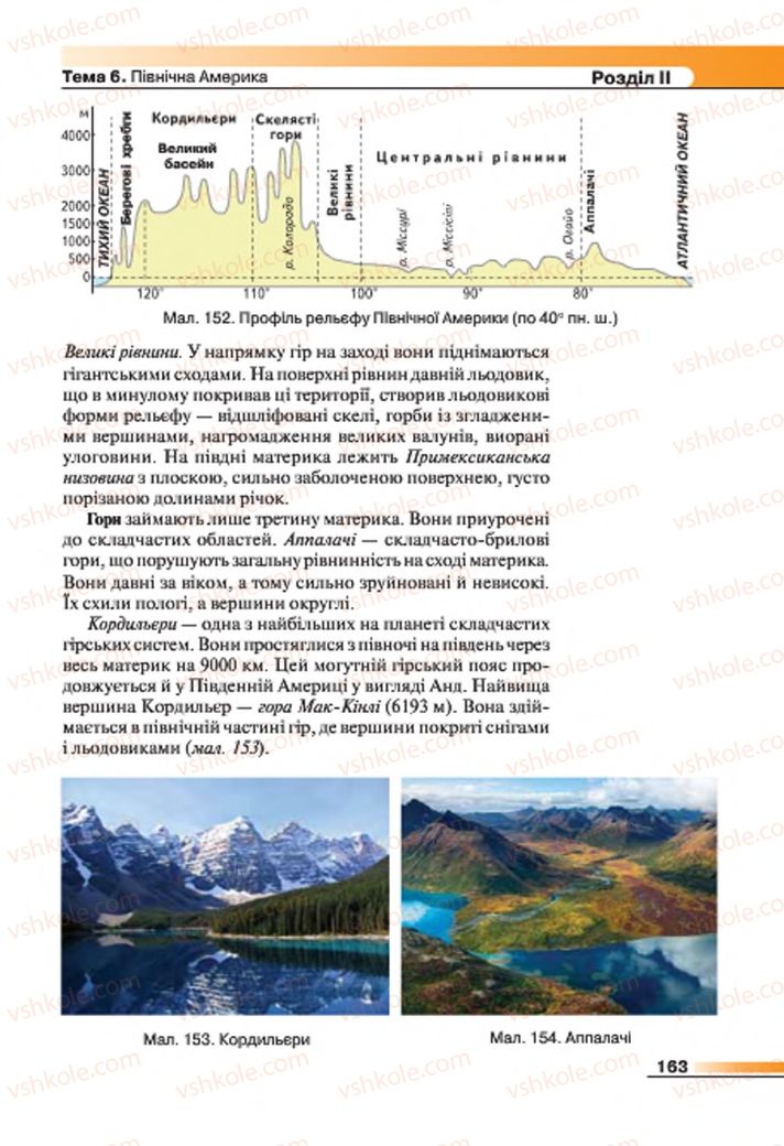 Страница 163 | Підручник Географія 7 клас В.М. Бойко, С.В. Міхелі 2015