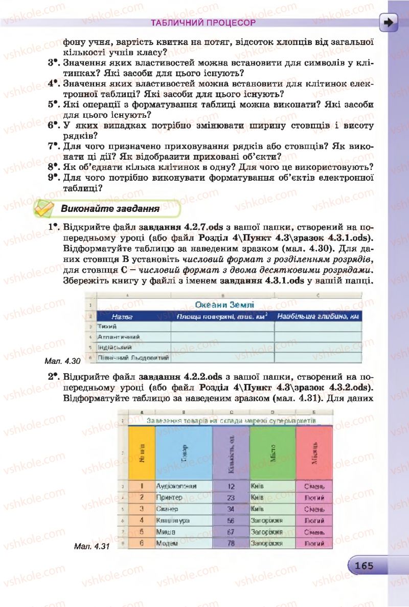 Страница 165 | Підручник Інформатика 7 клас Й.Я. Ривкінд, Т.І. Лисенко, Л.А. Чернікова 2015